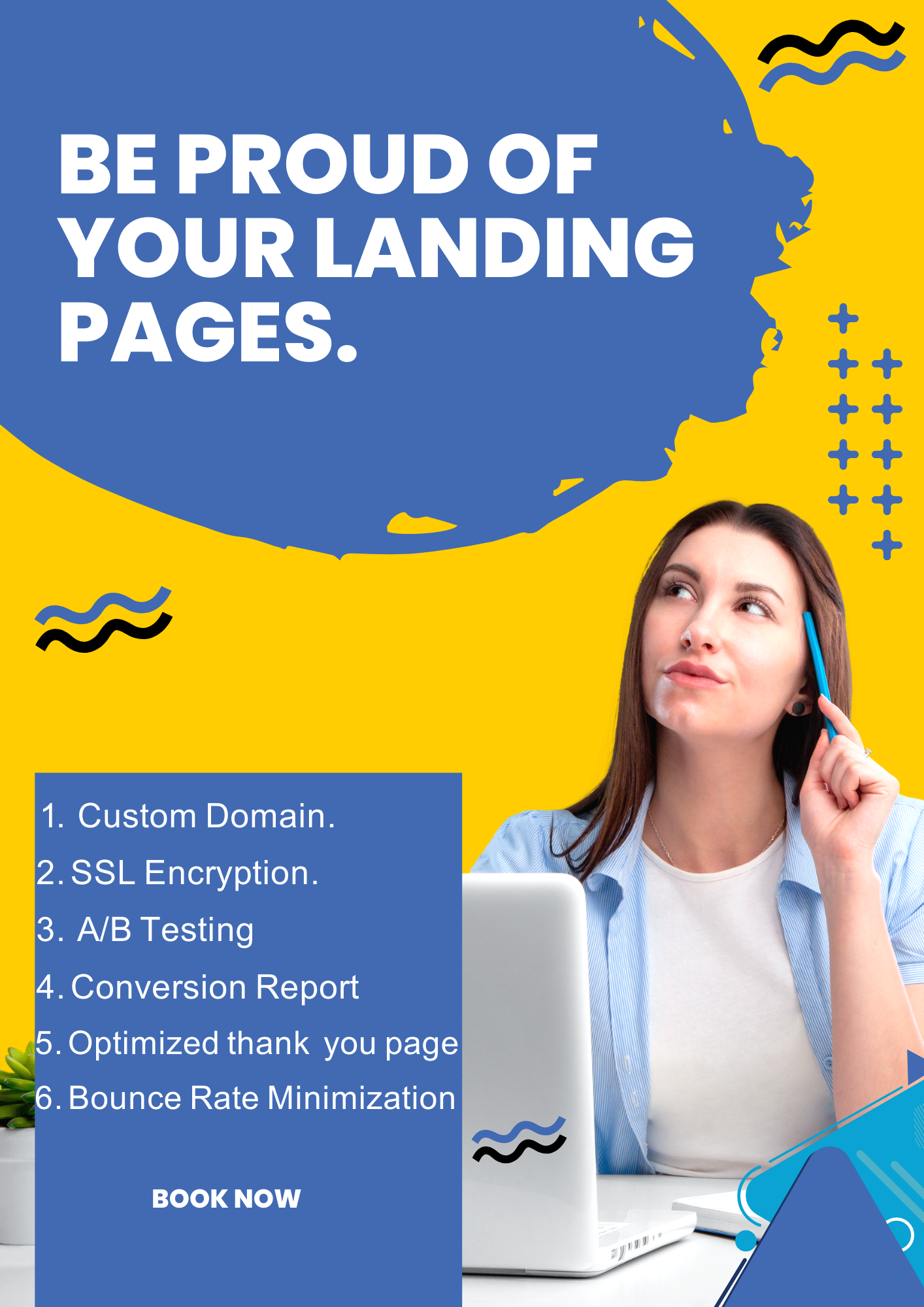 I will build landing pages that will attract more customers to your business and increase your sales conversion.