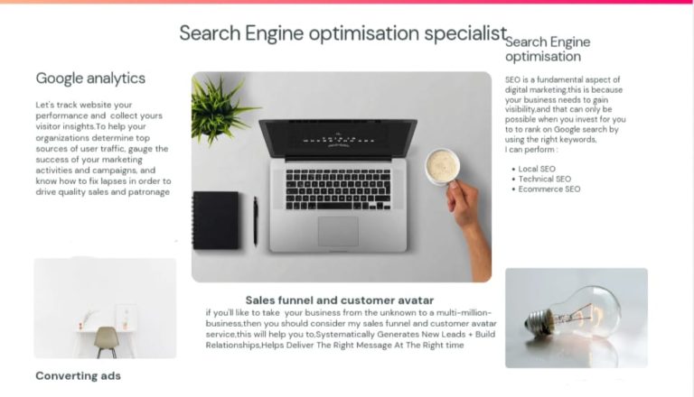 search Engine Optimization specialist